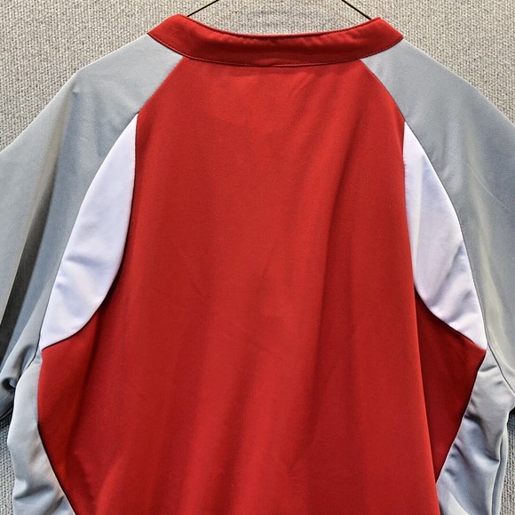 Vintage St Louis Cardinals SGA MLB 1/4 Zip Pullover Warm Up Shirt - Picture 7 of 10